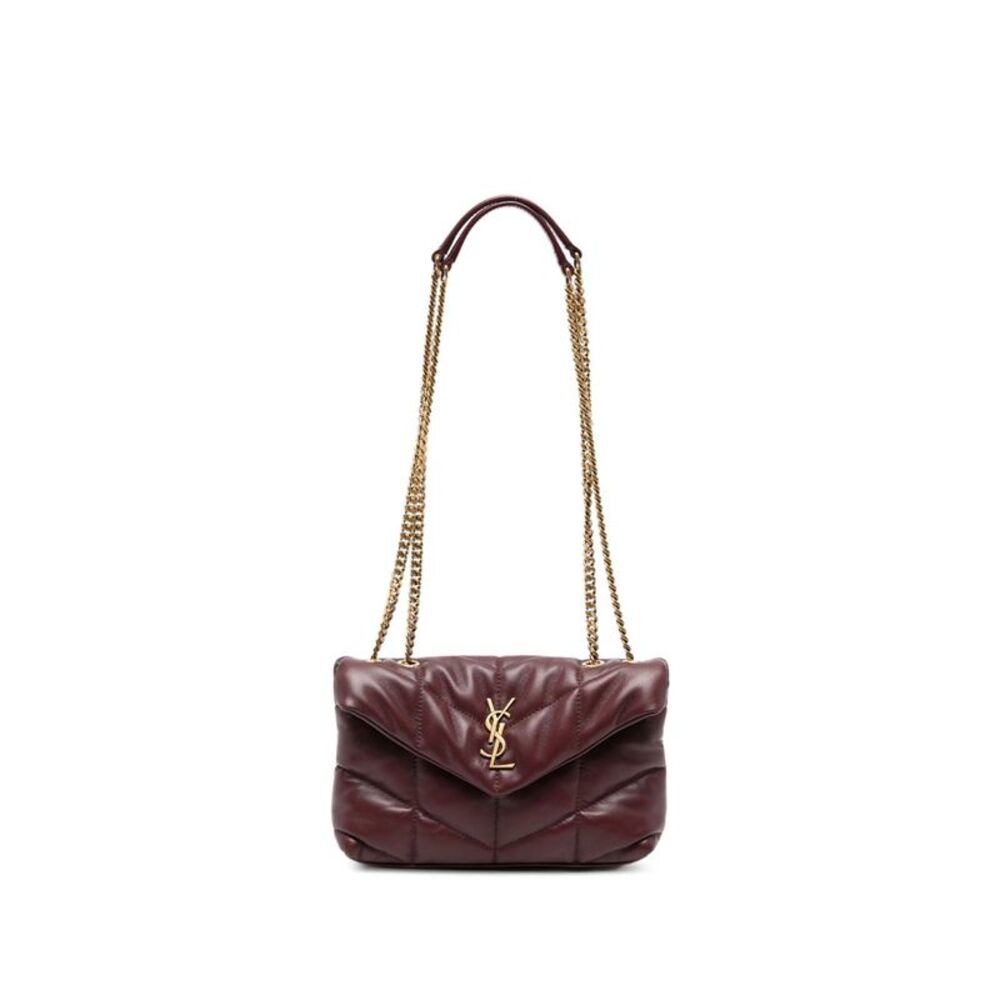 Saint Laurent Women Borsa "Loulou Puffer Toy Mini" In Pelle Di Agnello